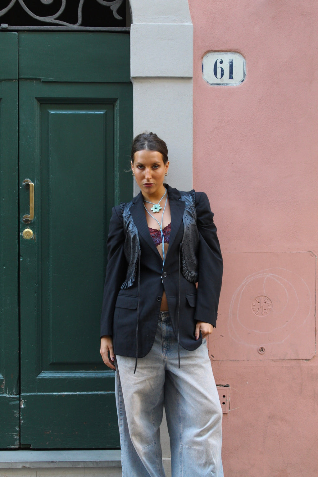 Hectate Leather Waistcoat