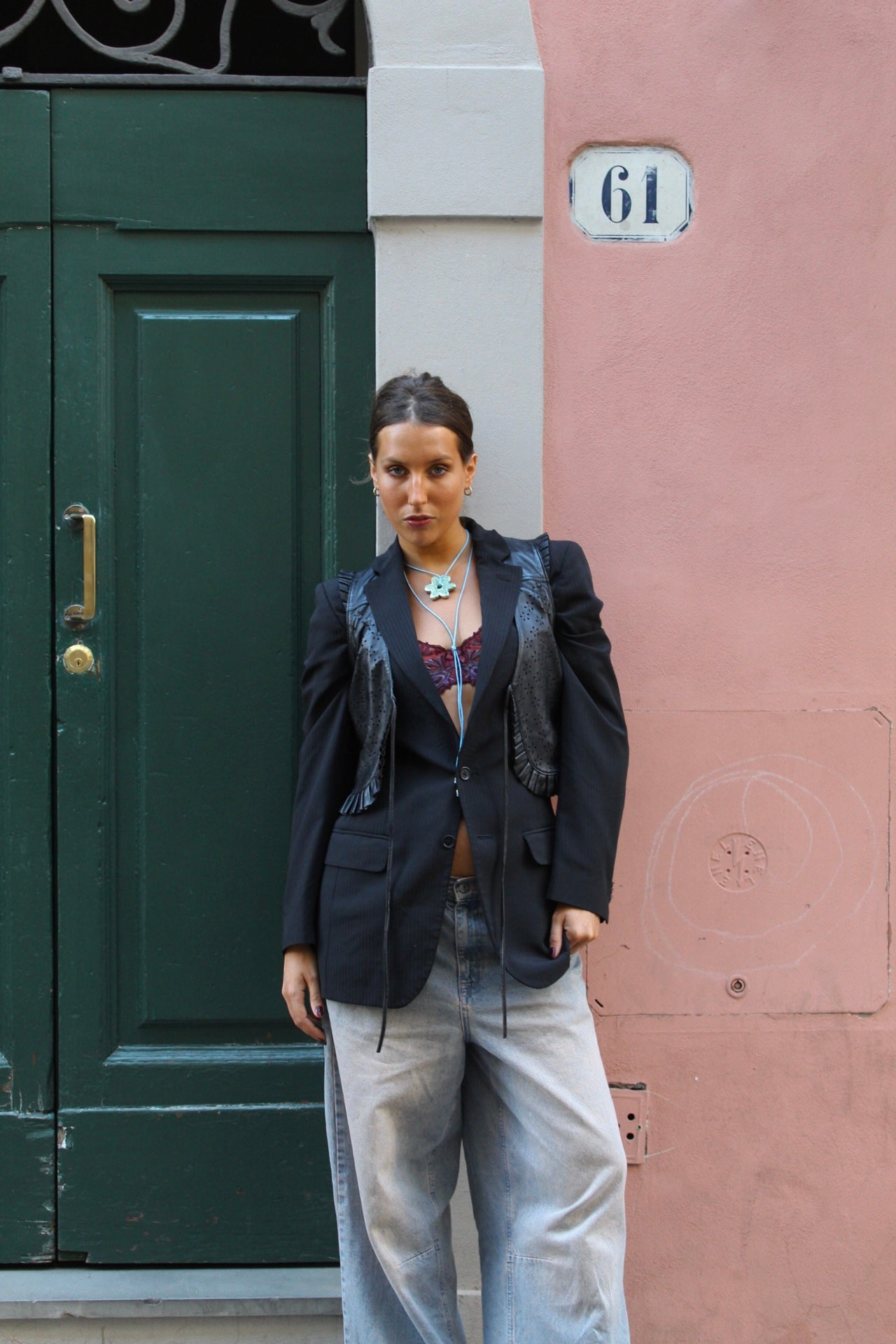 Hectate Leather Waistcoat