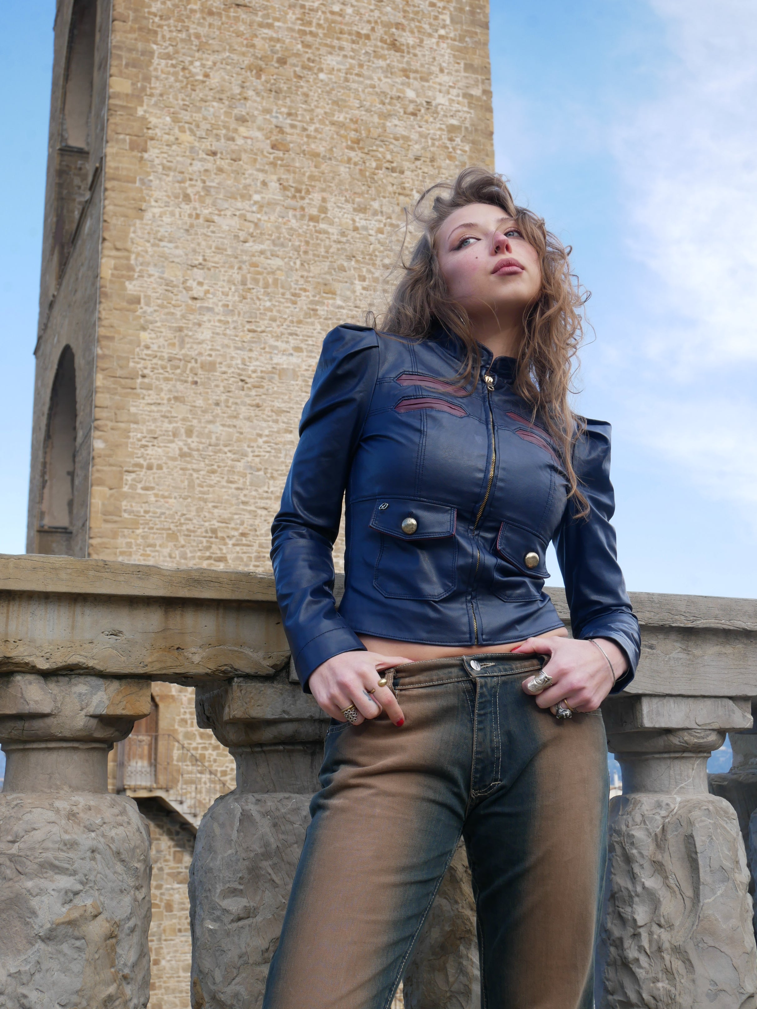 Miss Sixty Naval Leather Jacket