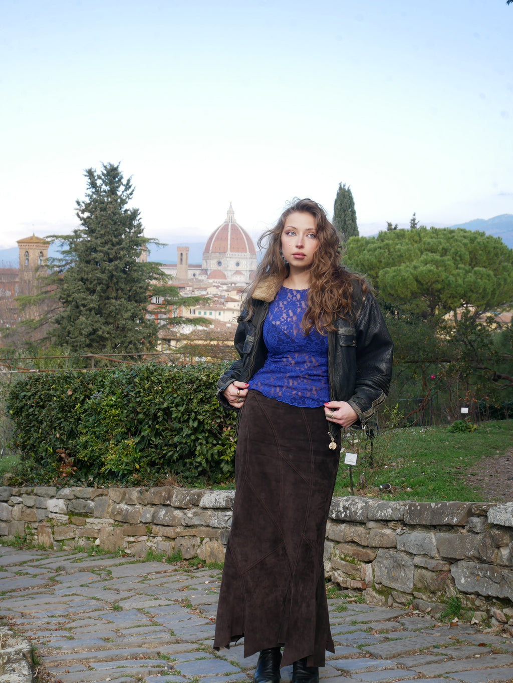 Hestia Suede Skirt
