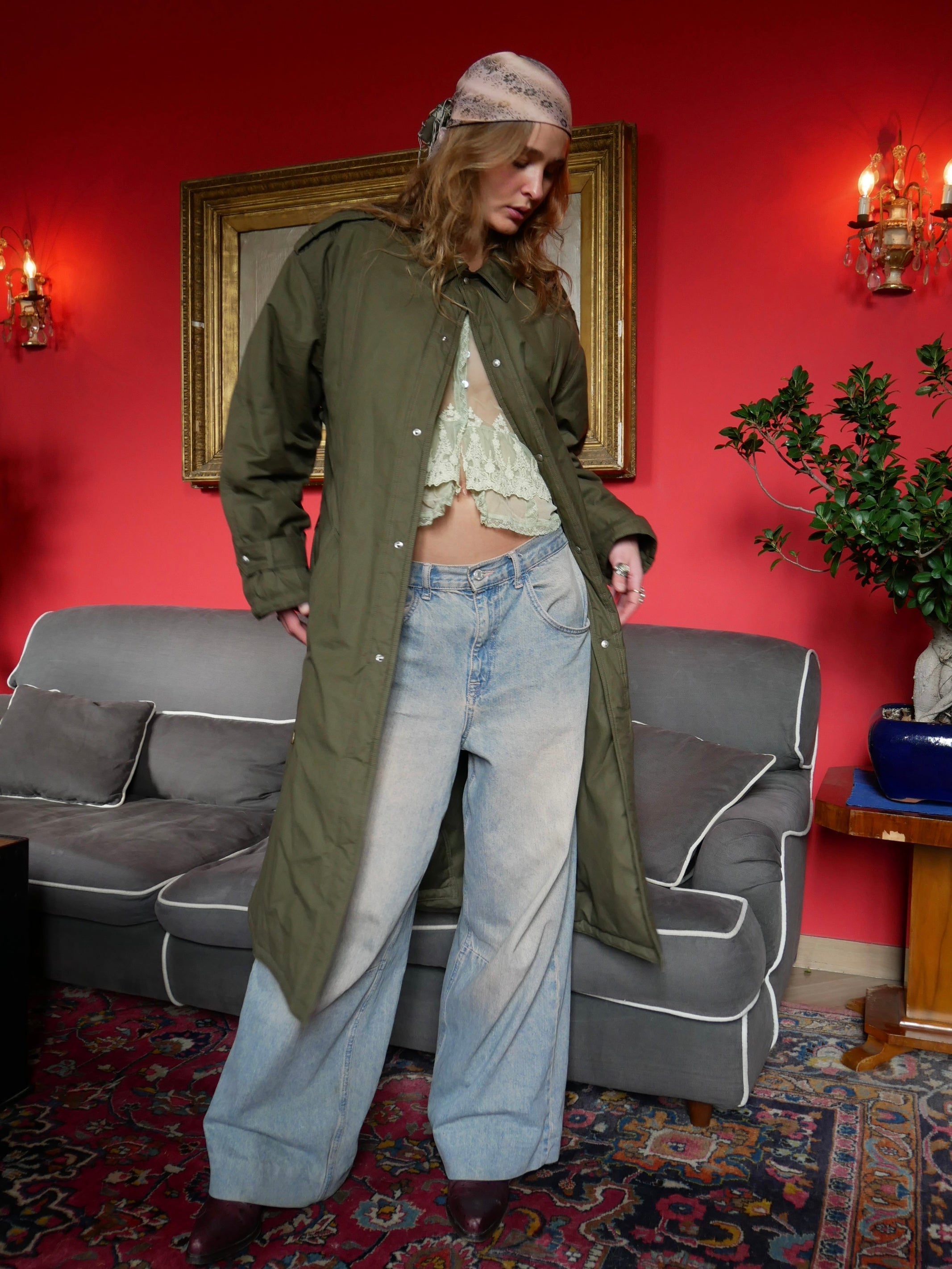 Olive Helm Jacket