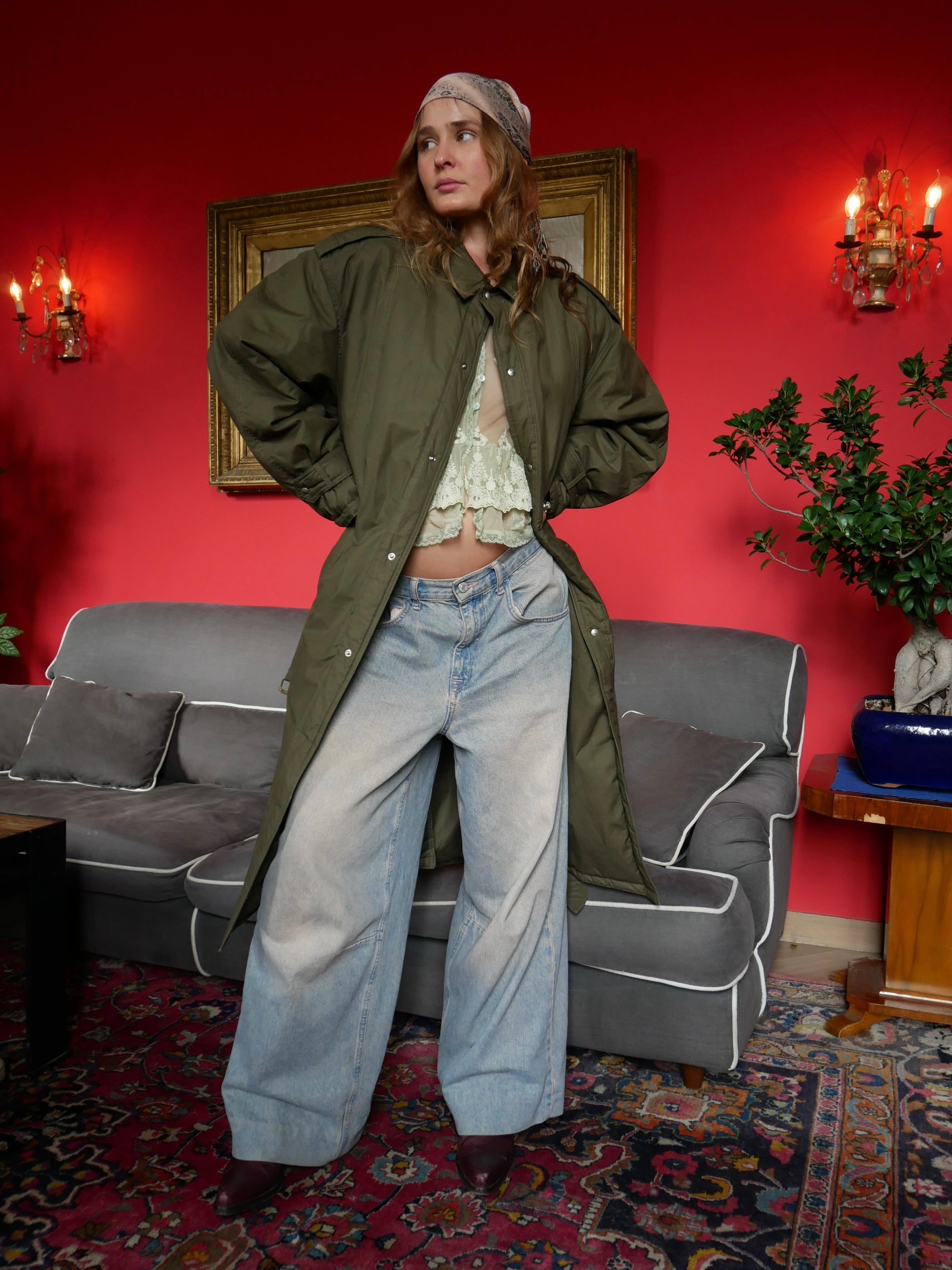 Olive Helm Jacket