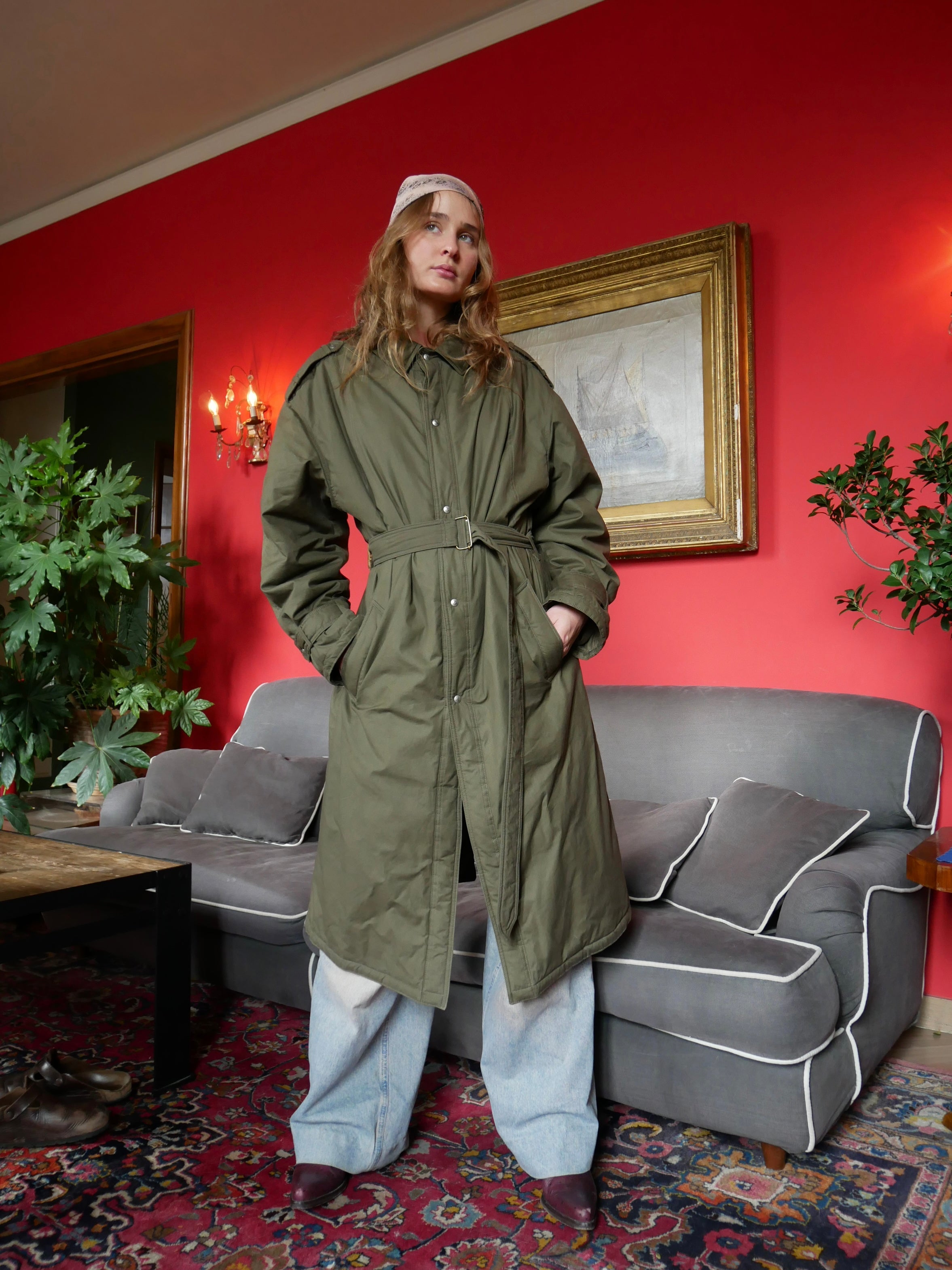 Olive Helm Jacket