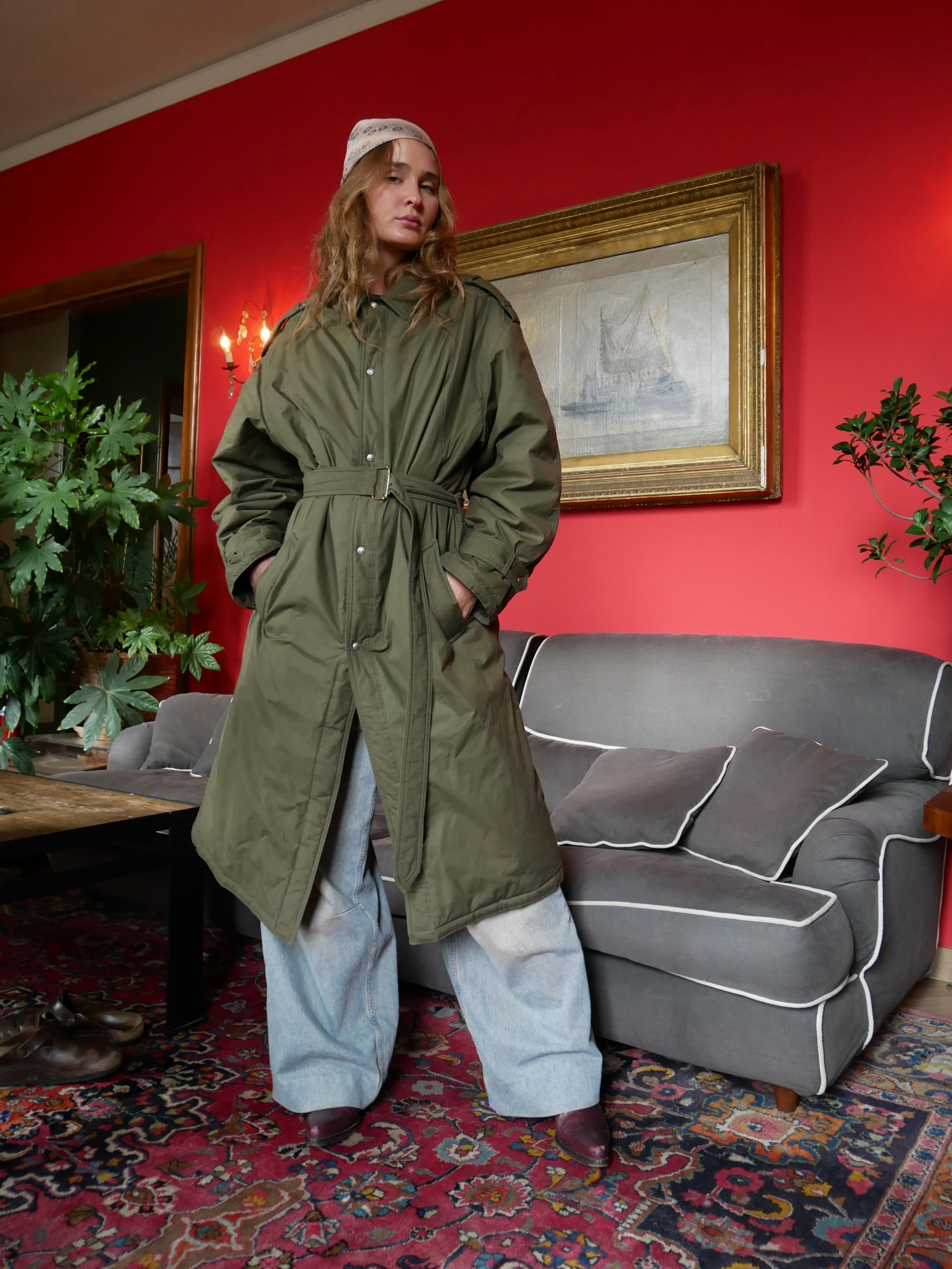 Olive Helm Jacket