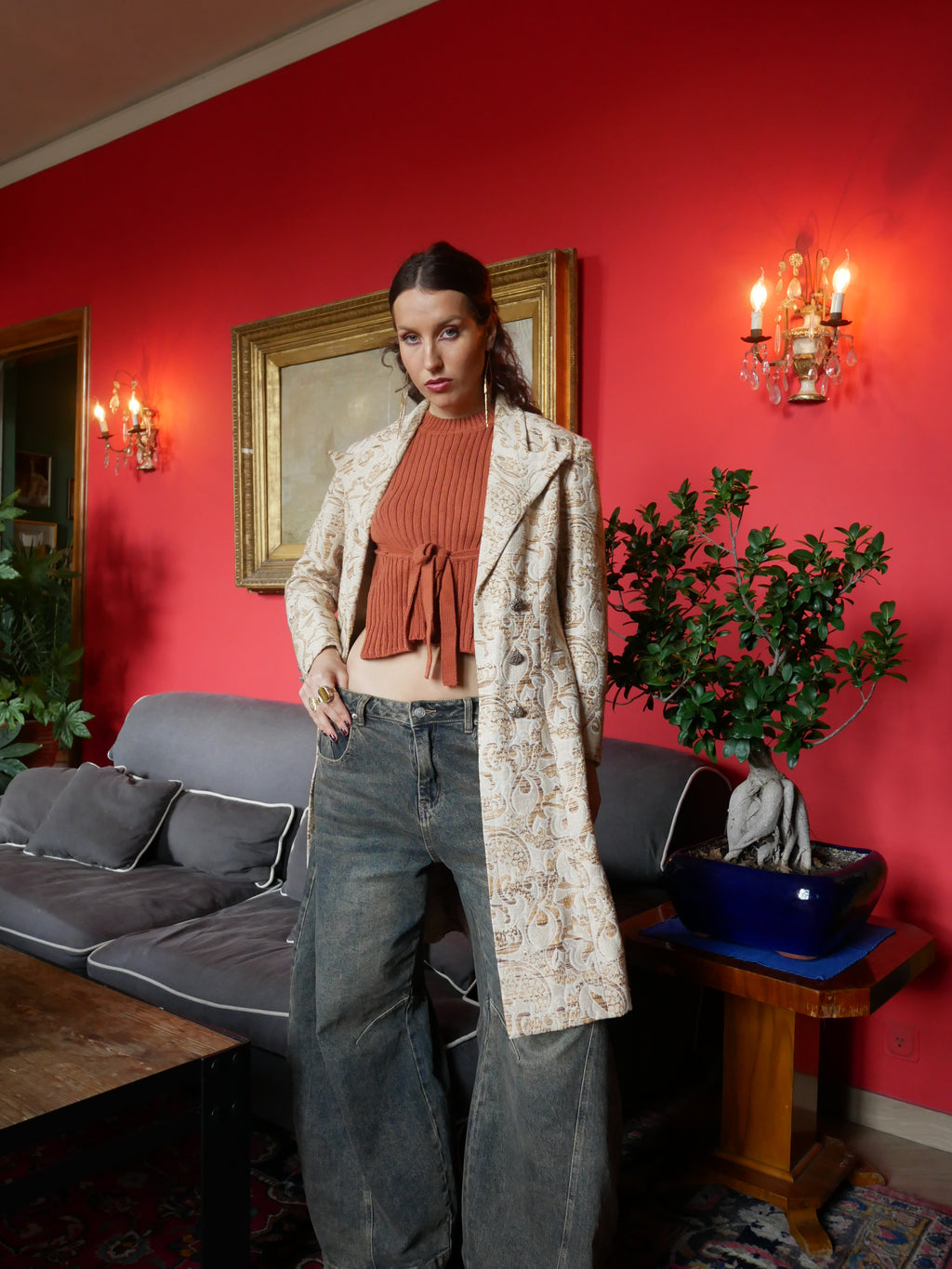 Sand Tapestry Coat