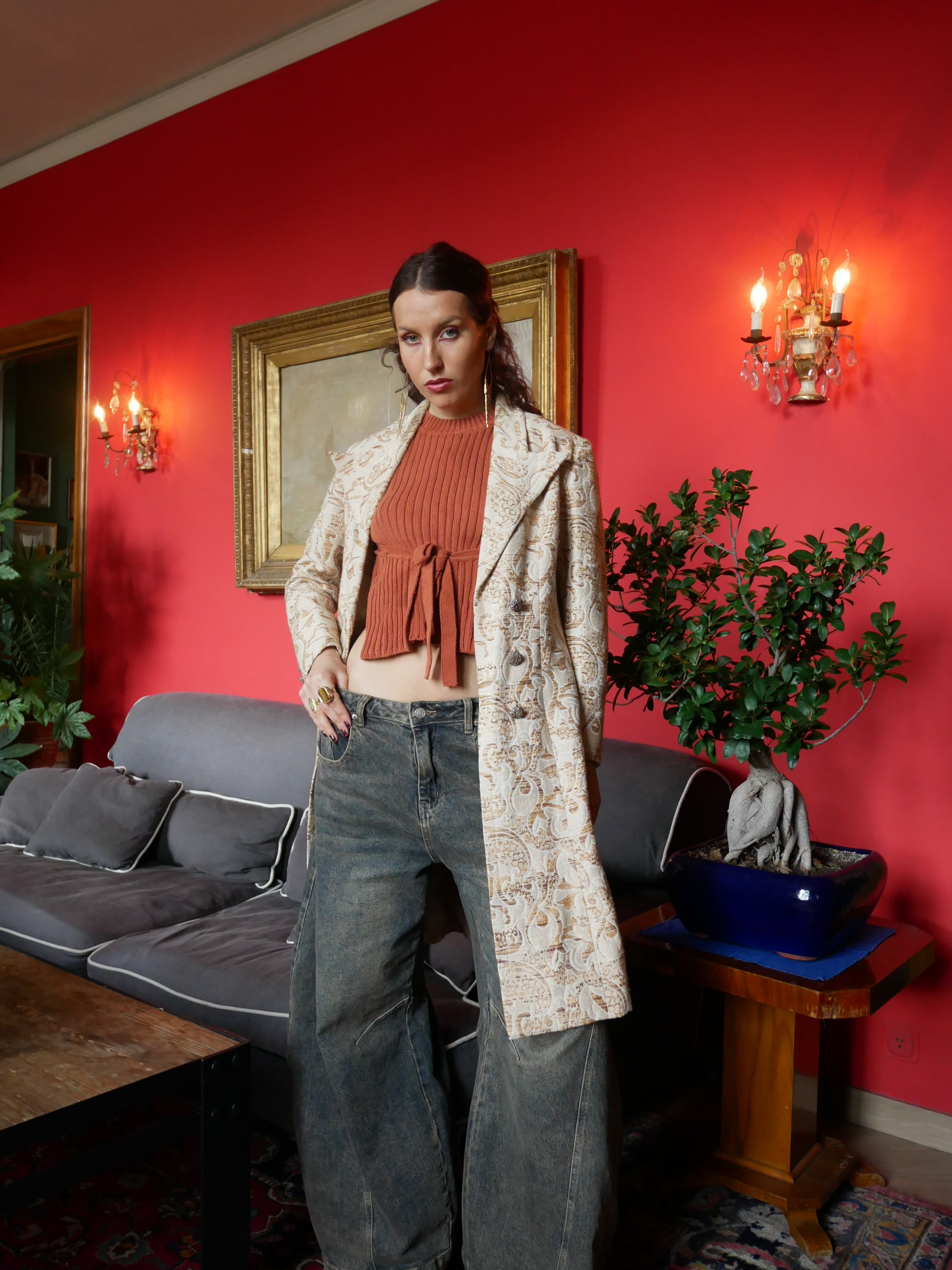 Sand Tapestry Coat
