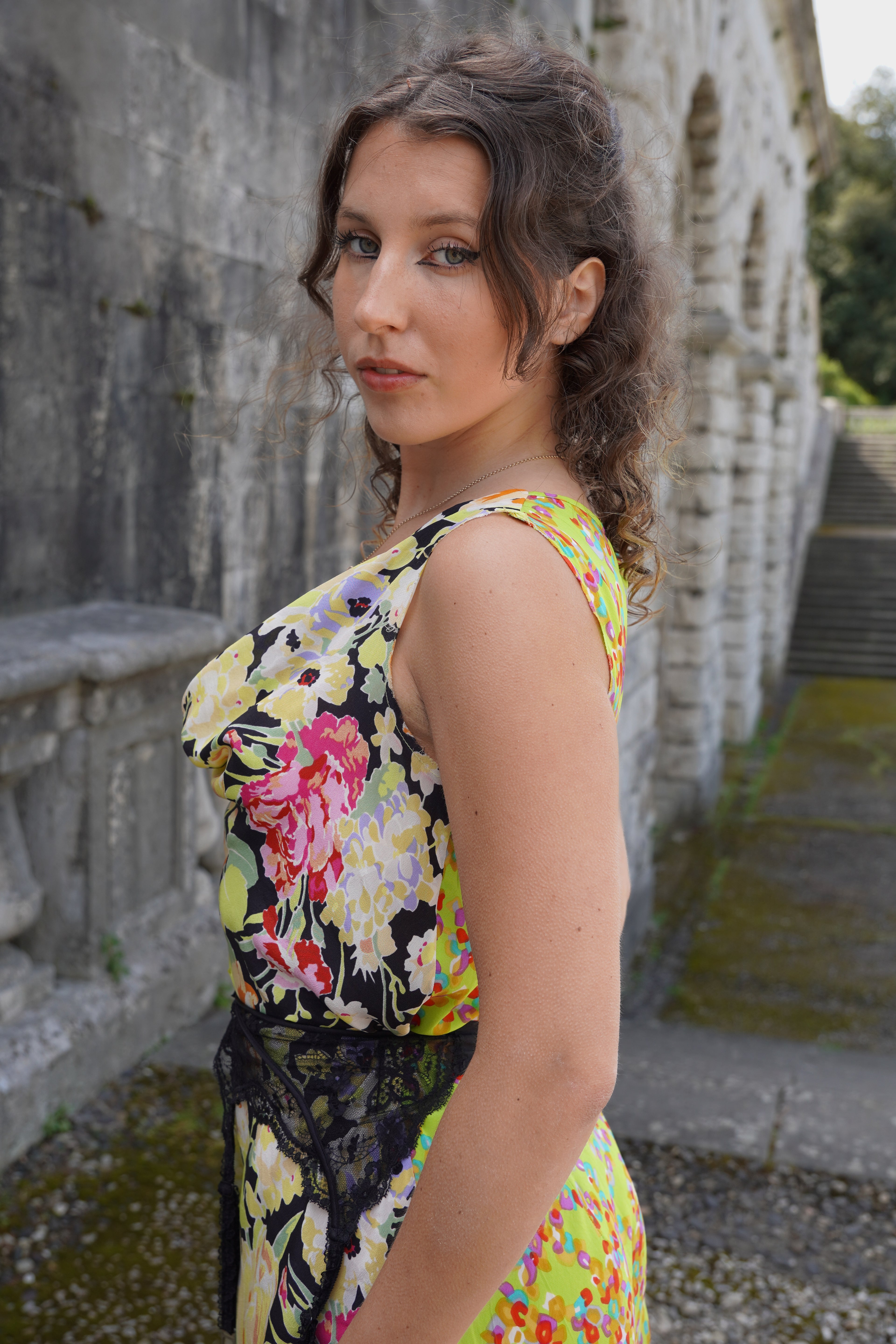 Blooming Obsidian Dress